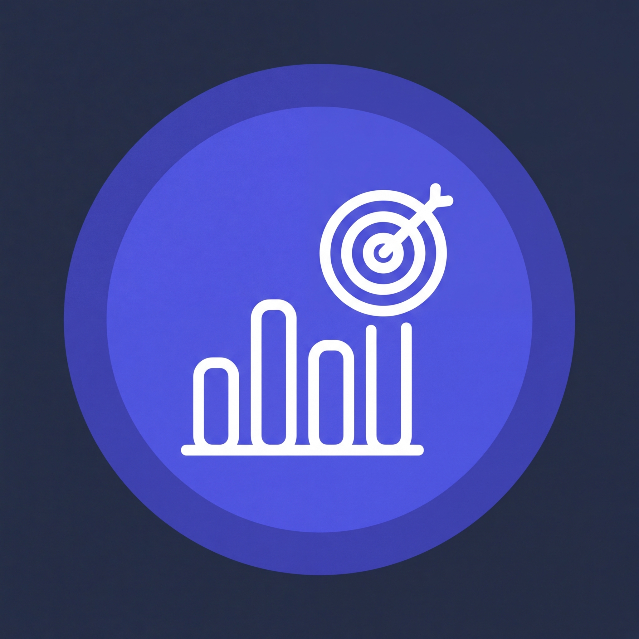 bar chart with target