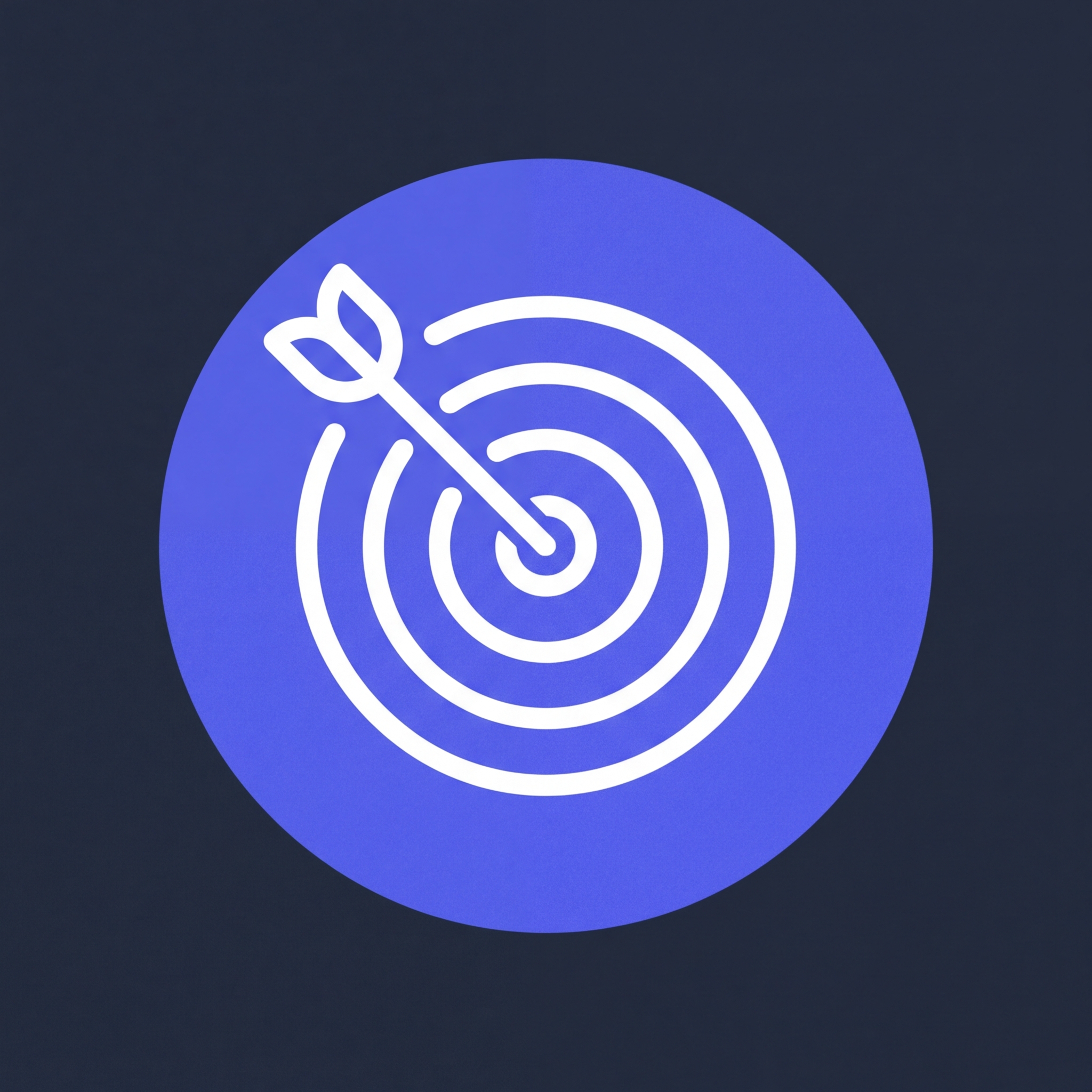 target with an arrow