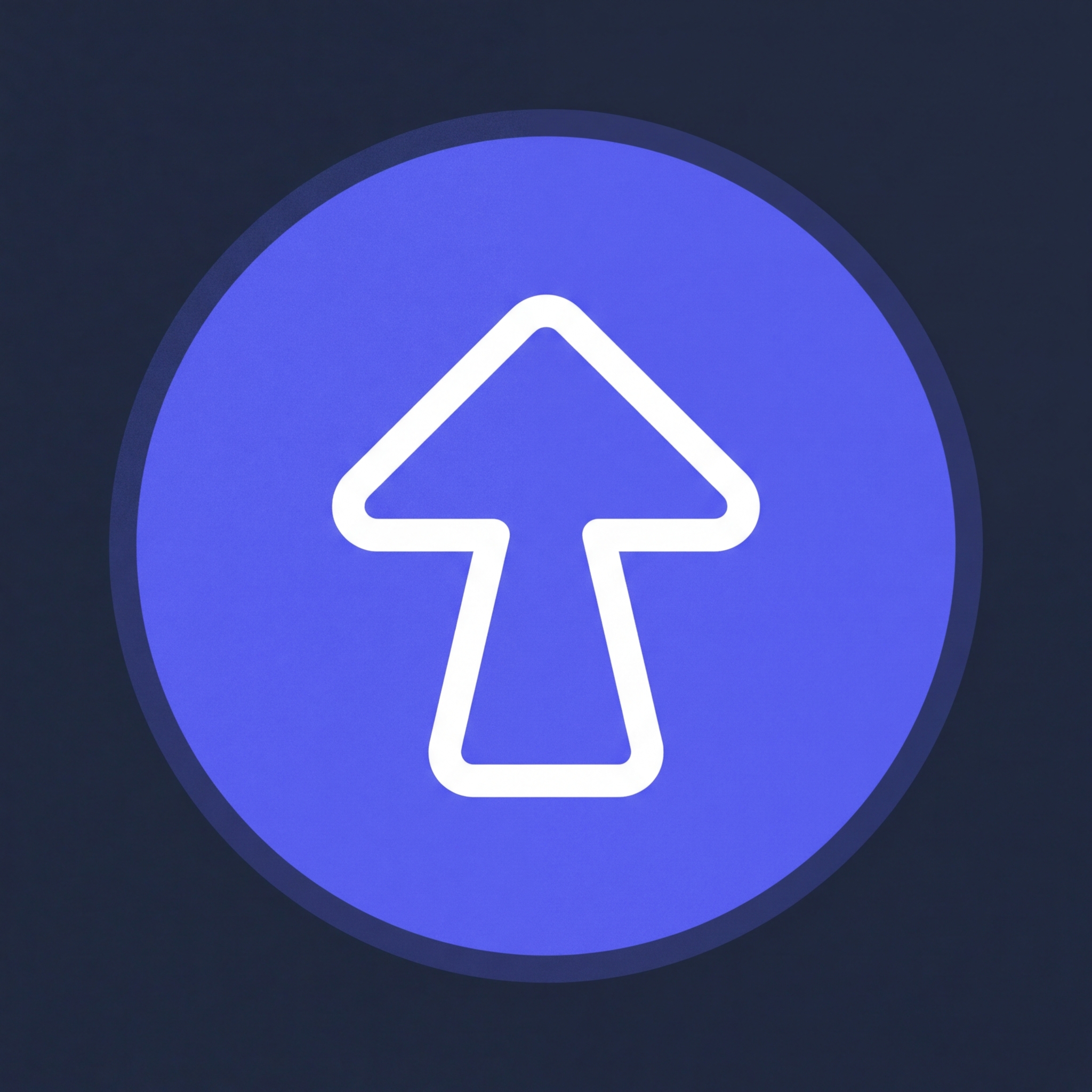 upload arrow inside circle