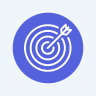 bullseye target with an arrow