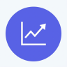 line graph trending upward rapidly