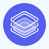 three stacked translucent data layers