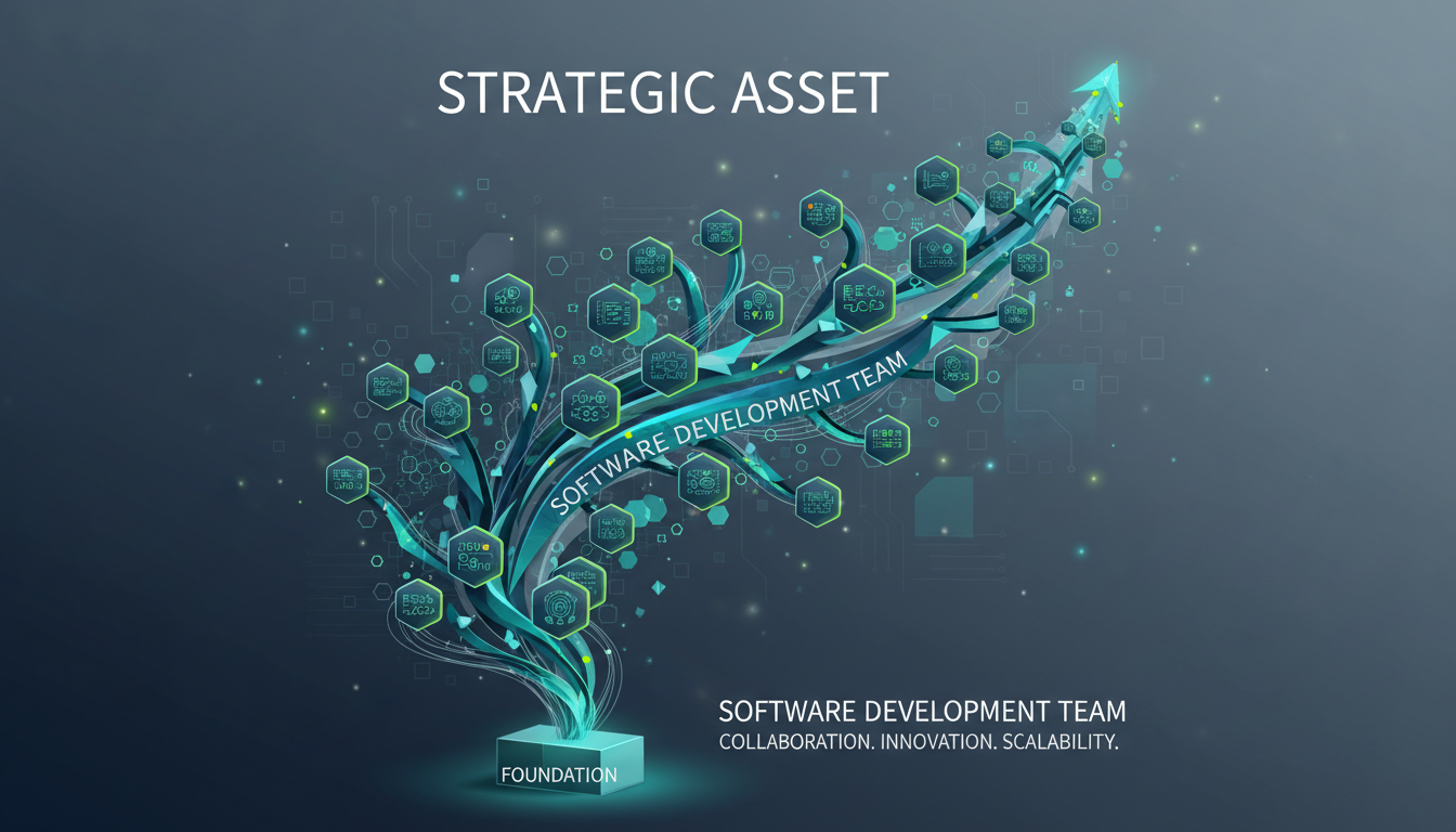 dedicated software development team working remotely